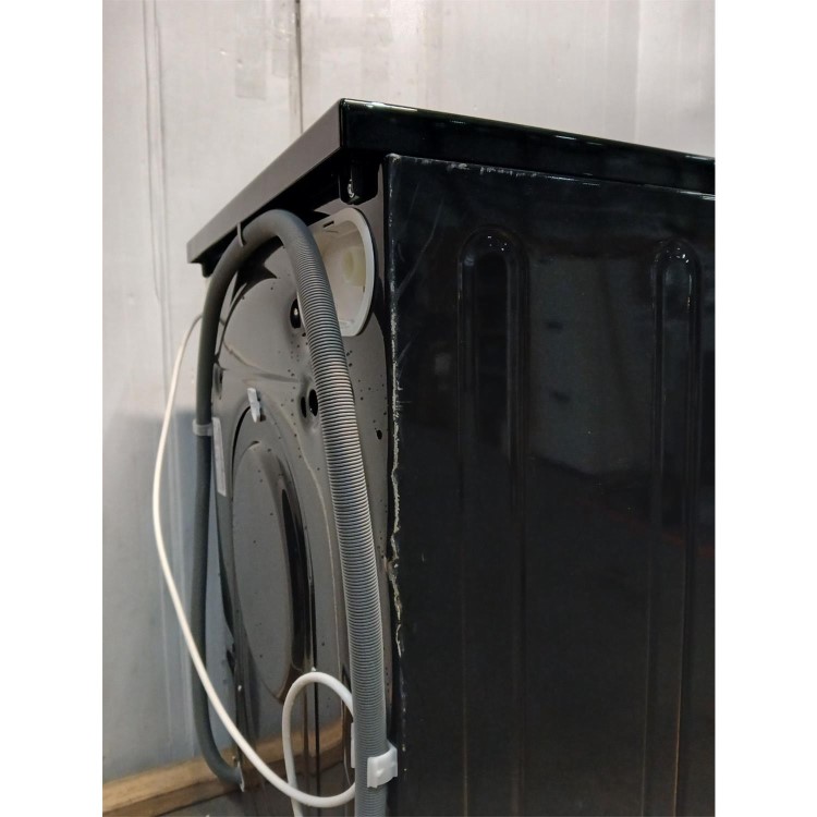 Refurbished Hotpoint AntiStain NSWM1046BSUK Freestanding 10KG 1400 Spin Washing Machine Black