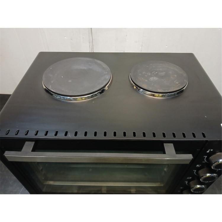 Refurbished electriQ eiQ45LOVN 45L Mini Oven with Dual Hotplates