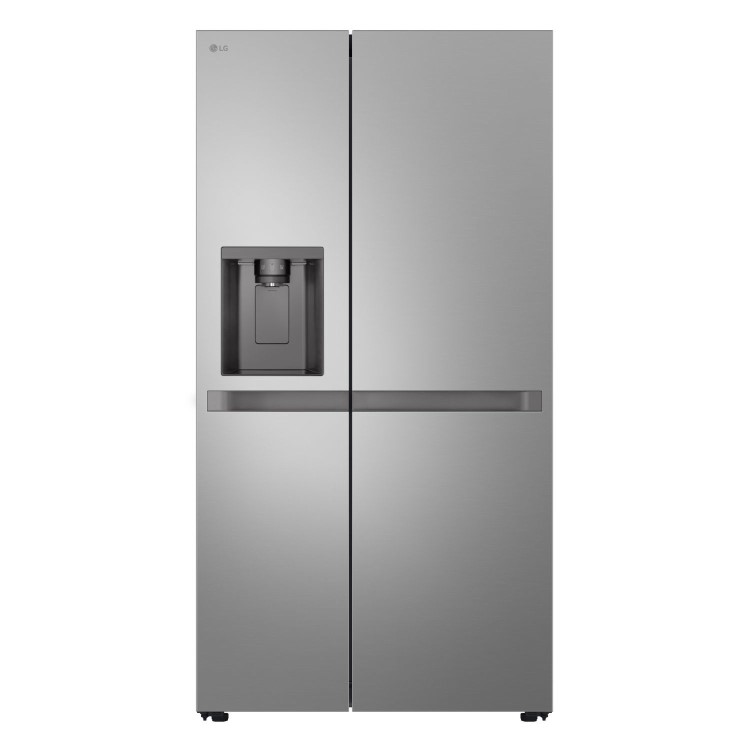 LG NatureFRESH 641 Litre Side-By-Side American Fridge Freezer - Prime Silver