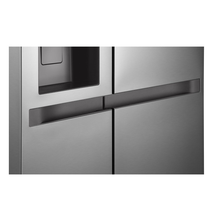 LG NatureFRESH 641 Litre Side-By-Side American Fridge Freezer - Prime Silver