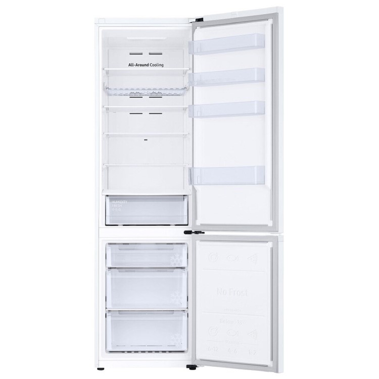 Refurbished Samsung Series 5 RB38C602CWW Freestanding 390 Litre 70/30 Fridge Freezer White