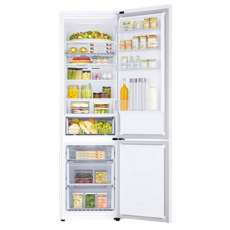 Refurbished Samsung Series 5 RB38C602CWW Freestanding 390 Litre 70/30 Fridge Freezer White