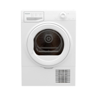 Refurbished Hotpoint H2D81WUK Freestanding Condenser 8KG Tumble Dryer White