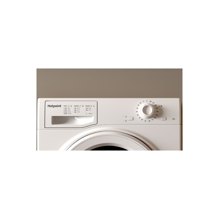 Refurbished Hotpoint H2D81WUK Freestanding Condenser 8KG Tumble Dryer White