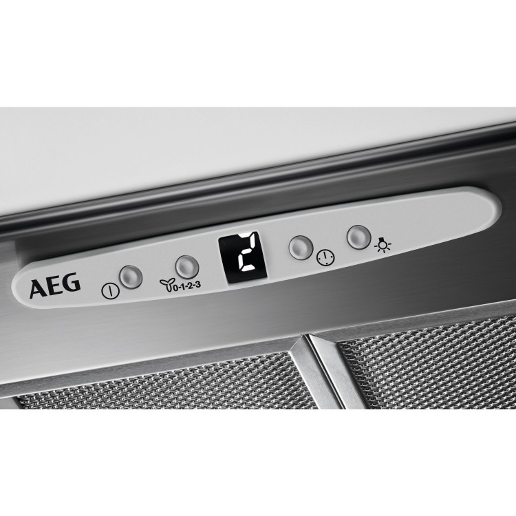 Refurbished AEG 5000 Series DGB3850M 70cm Canopy Cooker Hood Stainless Steel