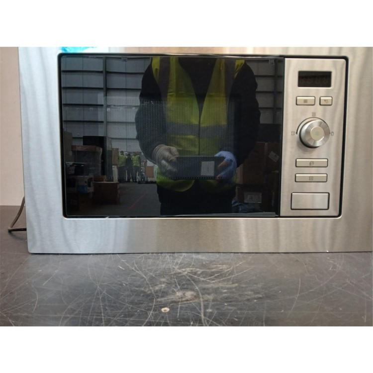 Refurbished electriQ eiQMOBI17 Built In 17L 700W Microwave Stainless Steel