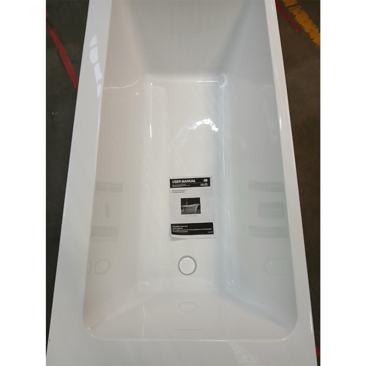 GRADE A3 - Freestanding Single Ended Left Hand Corner Bath 1500 x 740mm - Kona