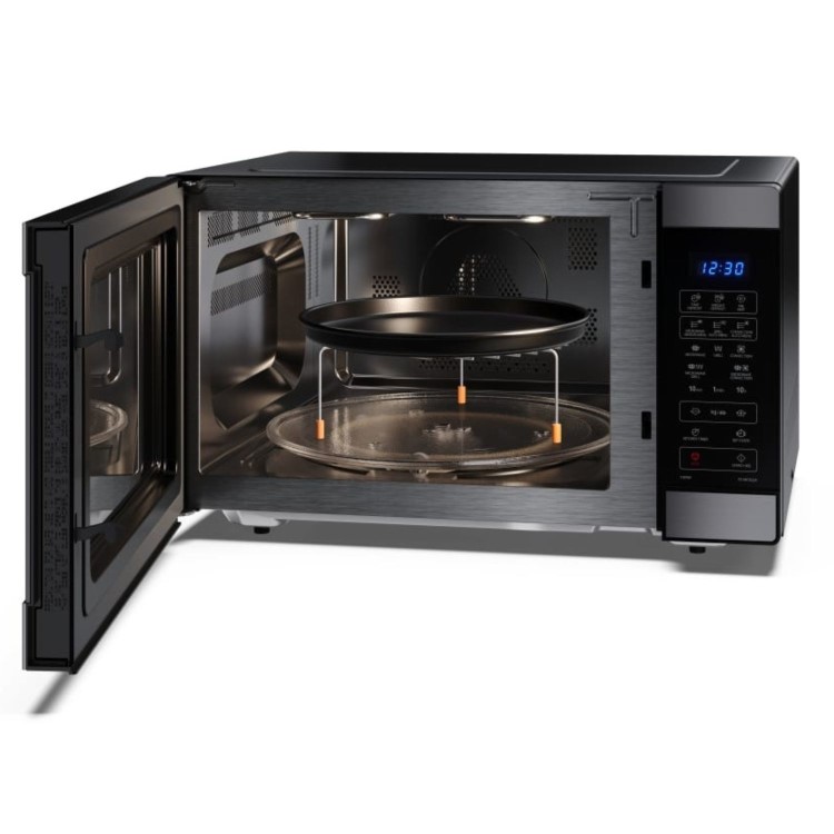 Refurbished Sharp YCMC422AUSB 42L 1000W Freestanding Combination Microwave Oven & Grill Black Steel