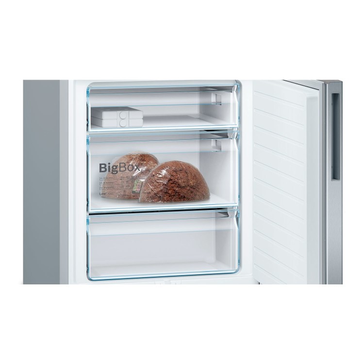 Refurbished Bosch Serie 6 KGE49AICAG Freestanding 413 Litre 70/30 Low Frost Fridge Freezer