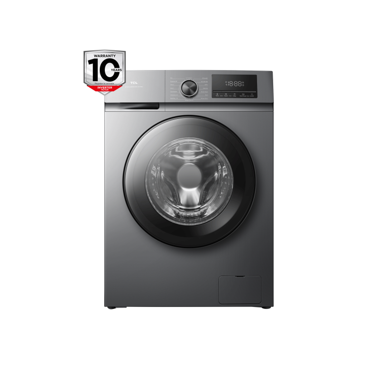 Refurbished TCL F Series FF1024SA0UK Freestanding 10KG 1400 Spin Washing Machine Graphite