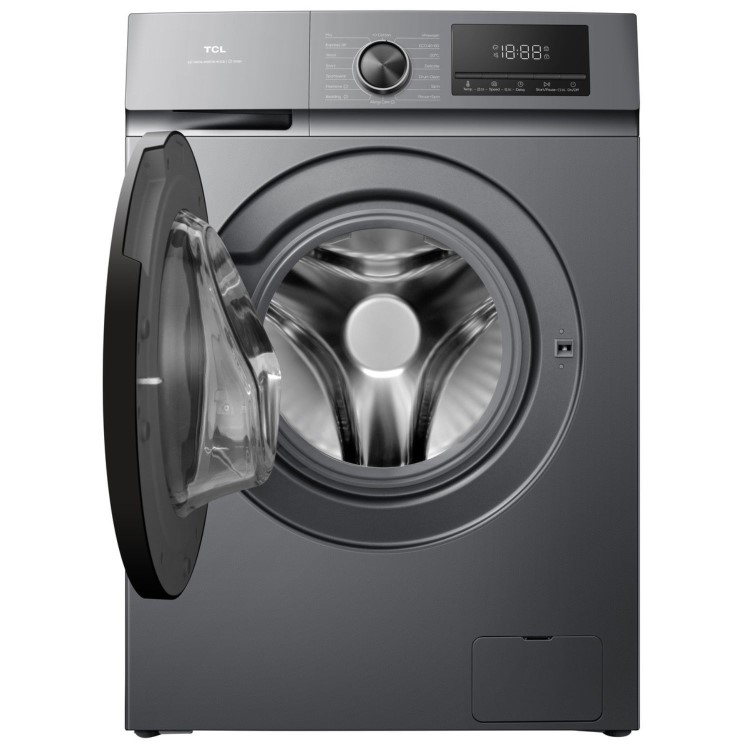 Refurbished TCL F Series FF1024SA0UK Freestanding 10KG 1400 Spin Washing Machine Graphite