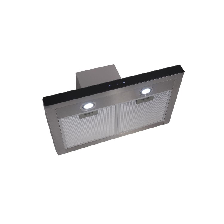 Refurbished electriQ eiQ60TOUCHSLIMHEA 60cm Slimline Touch Control Cooker Hood Stainless Steel