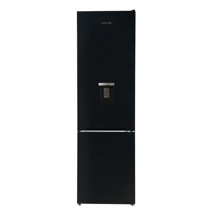 Russell Hobbs 279 Litre 70/30 Freestanding Fridge Freezer with Water Dispenser - Black