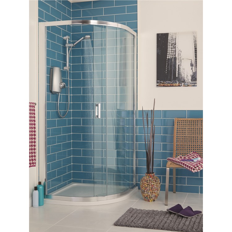 Aquastream Power Shower - Satin Chrome