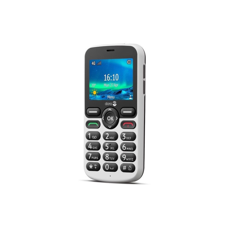 Doro 5860 Black / White 2.4" 128MB 4G Unlocked & SIM Free Mobile Phone