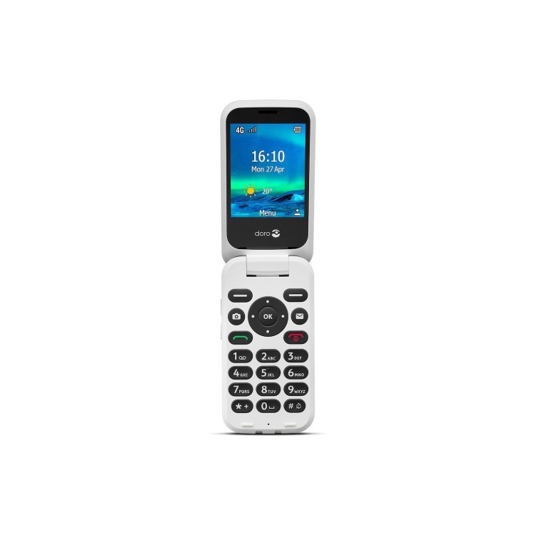 Doro 6880 Red 2.4" 128MB 4G Unlocked & SIM Free Mobile Phone