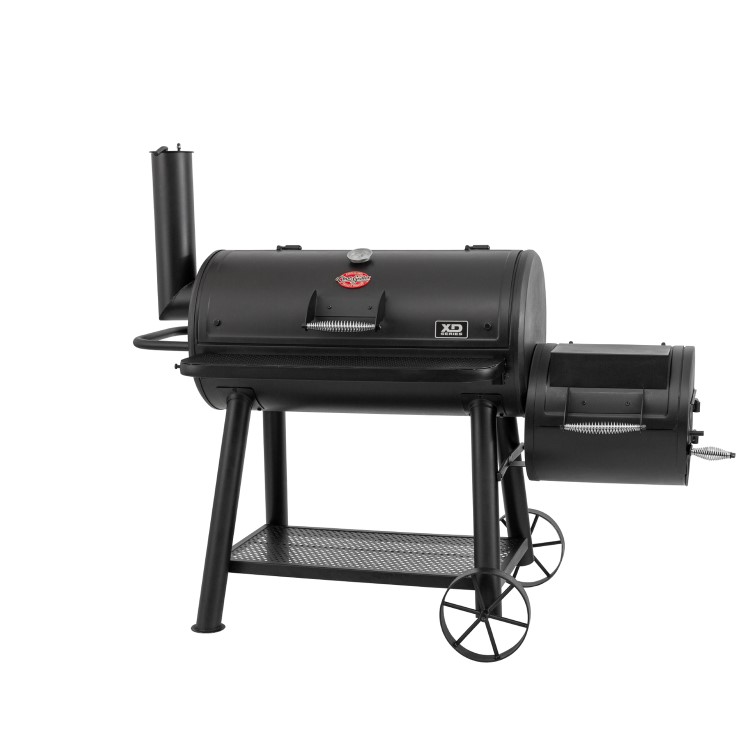 Char-Griller Grand Champ XD Offset Smoker & BBQ Grill - Black