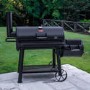 Char-Griller Grand Champ XD Offset Smoker & BBQ Grill - Black