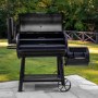 Char-Griller Grand Champ XD Offset Smoker & BBQ Grill - Black