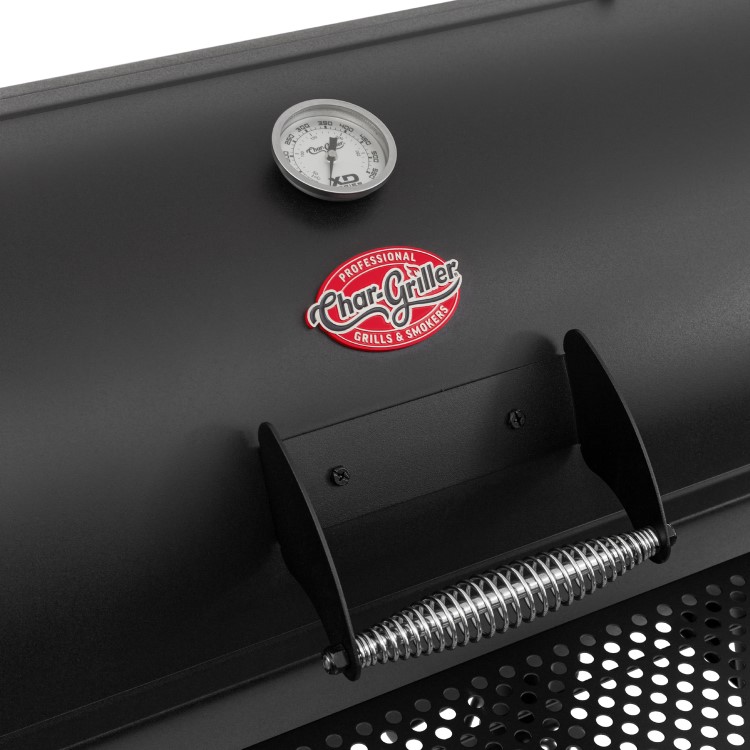 Char-Griller Grand Champ XD Offset Smoker & BBQ Grill - Black