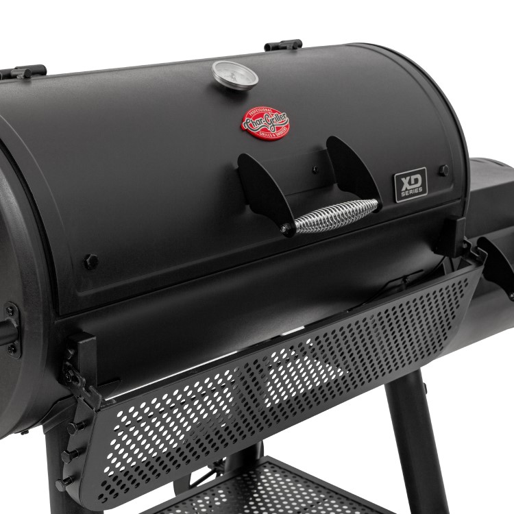 Char-Griller Grand Champ XD Offset Smoker & BBQ Grill - Black