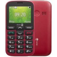 Doro 1380 Red 2.4" 8MB 2G Dual SIM Unlocked & SIM Free Mobile Phone