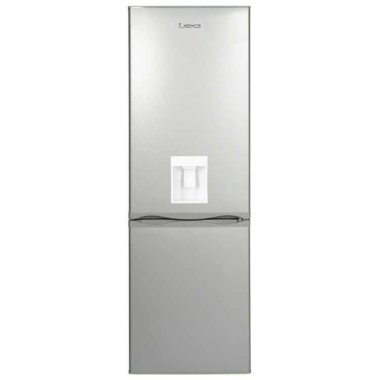 LEC 444443511 TF60185WTD 60cm Wide Frost Free Fridge Freezer With Water Dispenser Silver