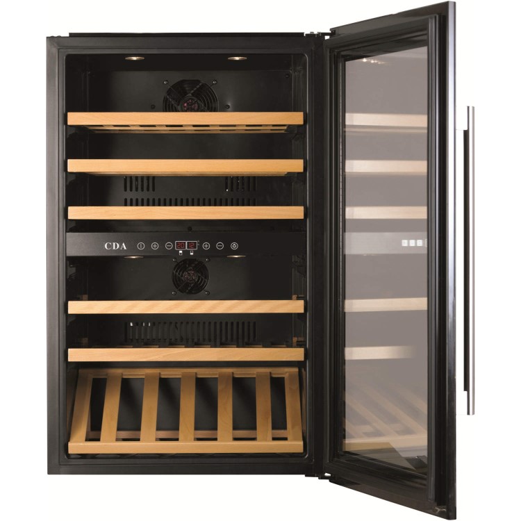 CDA FWV901SS Dual Zone 89x60cm Built-in Wine Cooler