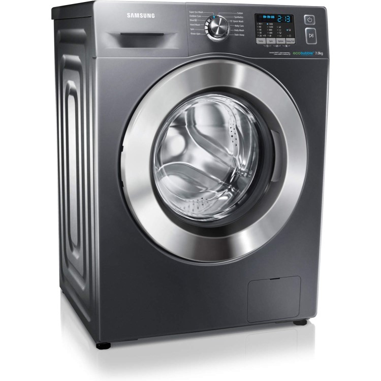 Samsung WF70F5E2W4X EcoBubble 7kg 1400rpm Freestanding Washing Machine Graphite Grey