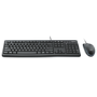 Logitech MK120 Wired Keyboard and Mouse Combo Black