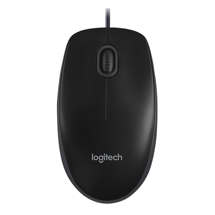 Logitech MK120 Wired Keyboard and Mouse Combo Black