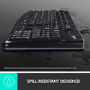 Logitech MK120 Wired Keyboard and Mouse Combo Black