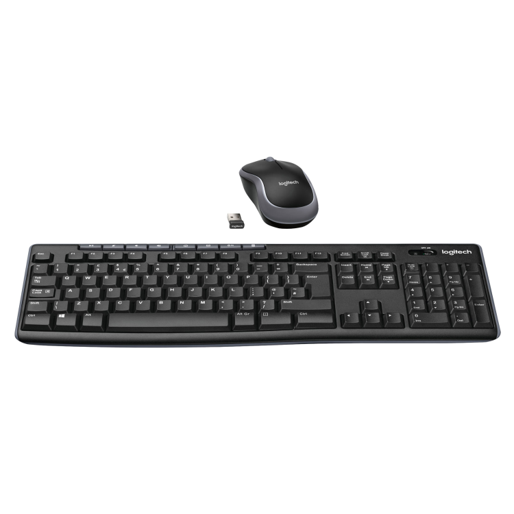 Logitech MK270 Wireless Keyboard and Mouse Combo Black