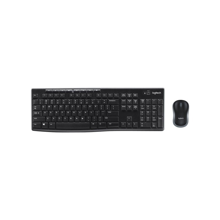 Logitech MK270 Wireless Keyboard and Mouse Combo Black