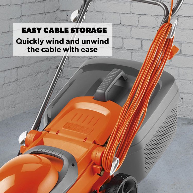 Flymo EasiMow 340R 34cm Rotary Collect Corded Electric Lawnmower