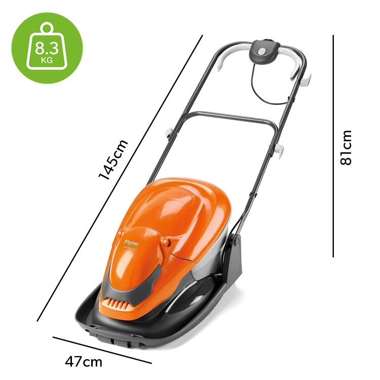 Flymo Easi Glide 330 33cm Hover Collect Corded Electric Lawnmower