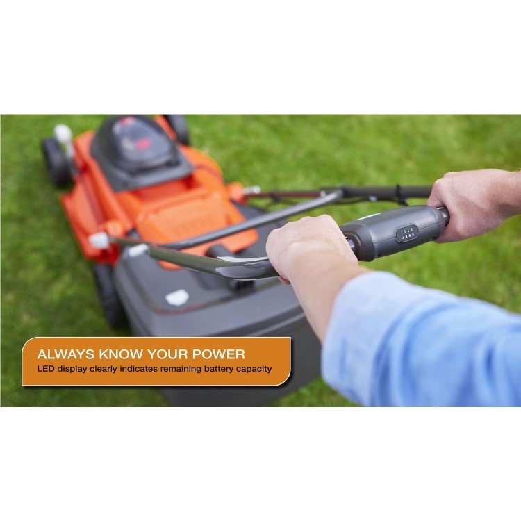 Flymo EasiStore 380R Kit 38cm Cordless Battery Lawnmower