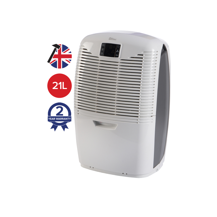 Ebac 3850E 21 Litre Dehumidifier with Air Purification and Laundry Mode