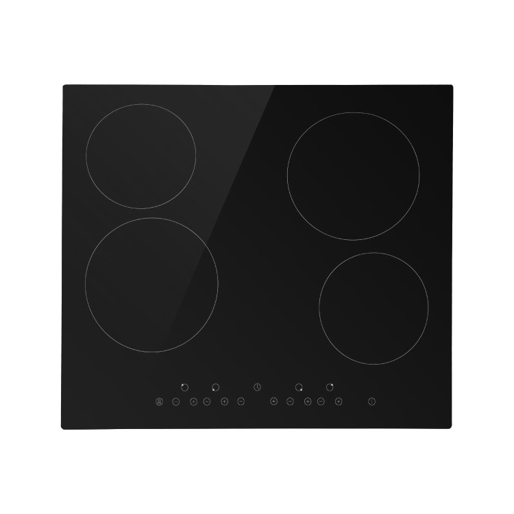 Refurbished electriQ eiQC60TOUCH 60cm 4 Zone Touch Control Ceramic Hob