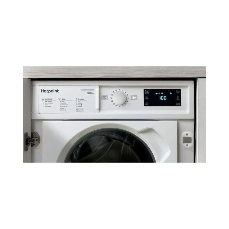 Hotpoint Anti-Stain 9kg Wash 6kg Dry 1400rpm Integrated Washer Dryer - White