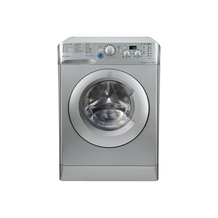 GRADE A3 - Indesit BWD71453SUK Innex 7kg 1400rpm Freestanding Washing Machine - Silver