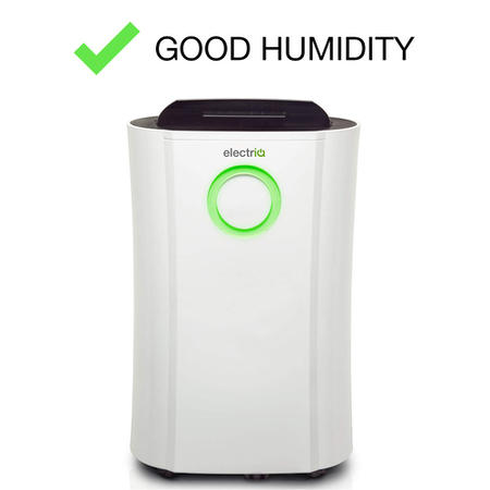 Refurbished electriQ 12 Litre Low Energy UV Ioniser Antibacterial Dehumidifier