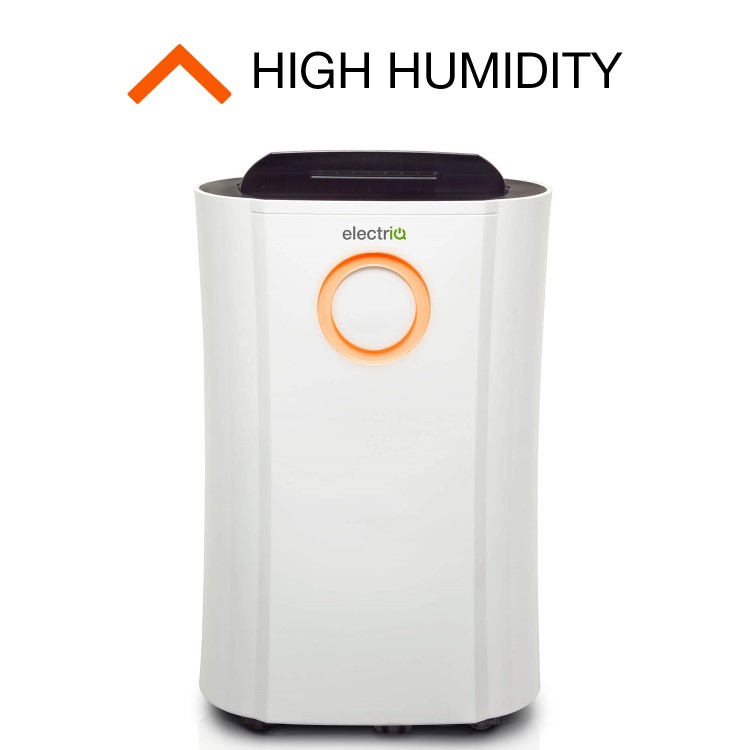 Refurbished electriQ 12 Litre Low Energy UV Ioniser Antibacterial Dehumidifier