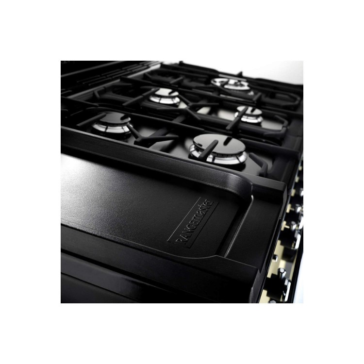 Rangemaster Classic Deluxe 110cm Dual Fuel Range Cooker - Black