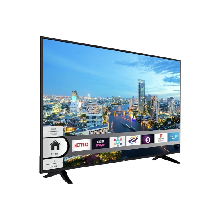 Refurbished Bush 55" 4K Ultra HD with HDR LED Freeview Play Smart TV without Stand