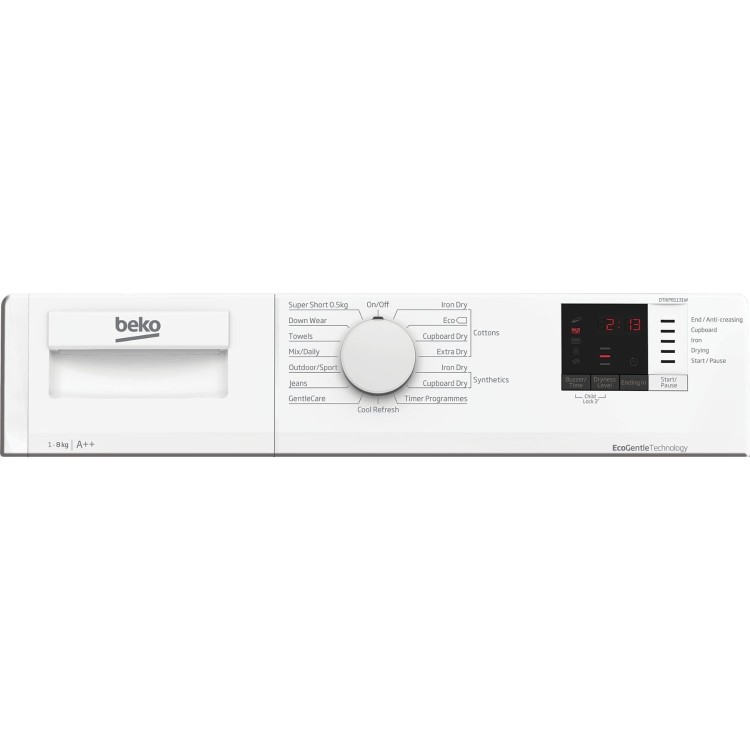 Beko 8kg Integrated Heat Pump Tumble Dryer - White