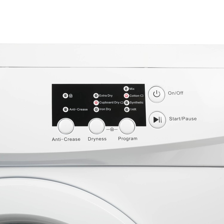 Refurbished electriQ EIQFSTD7 Freestanding Vented 7KG Tumble Dryer White