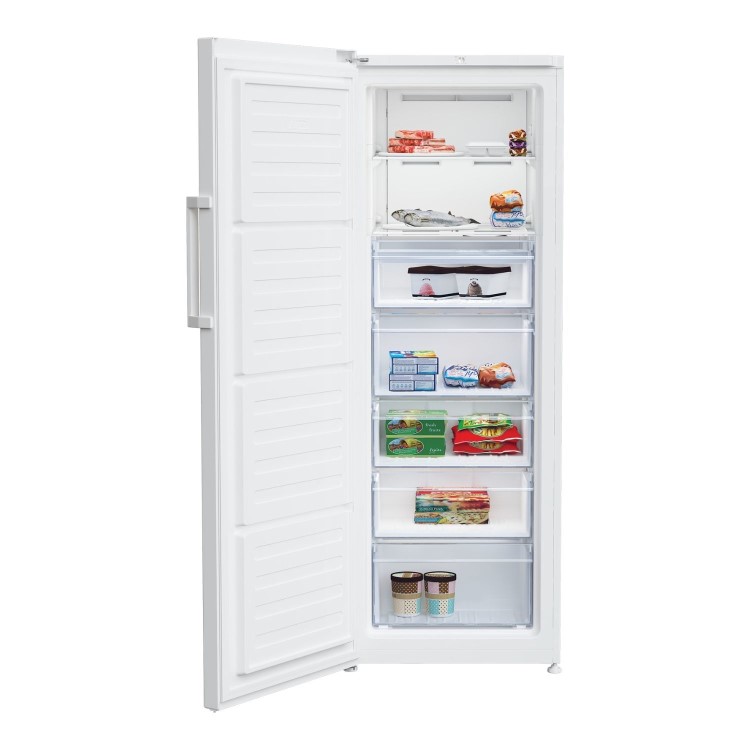 Beko 256 Litre Tall Freestanding Freezer - White