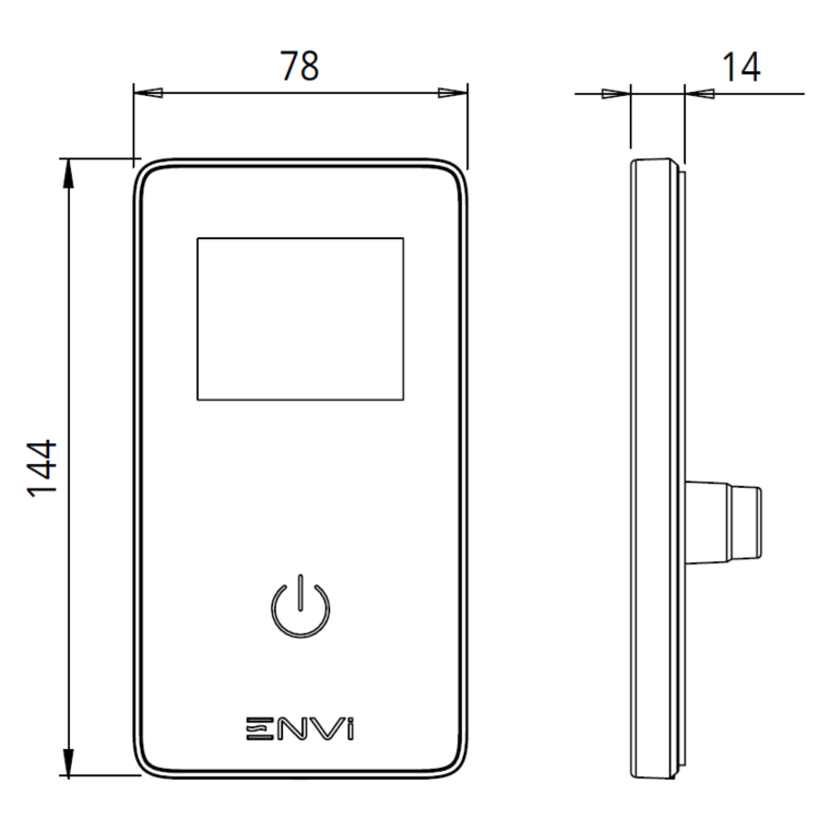 GRADE A1 - Triton ENVi 9.0kW Electric Shower With DuElec&reg; Shower Kit - Chrome