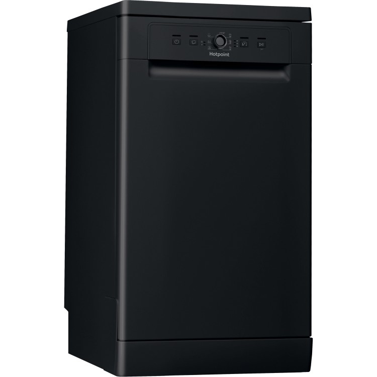 Refurbished Hotpoint HSFE1B19BUKN Slimline 10 Place Freestanding Dishwasher